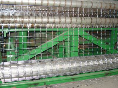A welded euro fence machine is working well