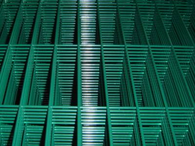 Green PVC heavy type welded wire mesh panels