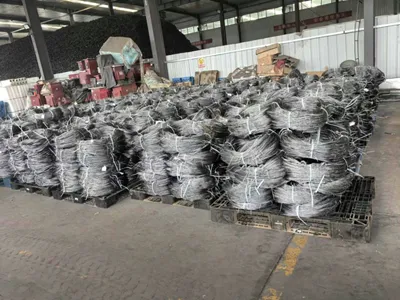 Obstacles fences stacked together after completion