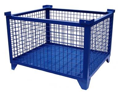 Welded wire container 9